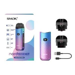 Smoke nord 50w kit cyan pink cobra